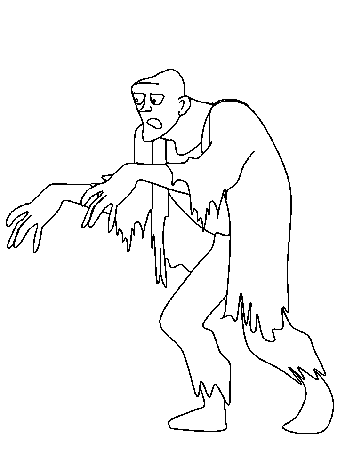 Zombie Halloween coloring pages | coloring pages to print | Color 