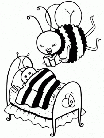Bee Coloring Pages | Coloring Town