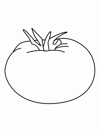 big Tomato printable Coloring Pages for kids | Great Coloring Pages