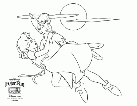 Coloring Page..... Peter Pan & Tinkerbell - Trilly