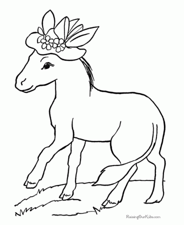 Paint Horse Coloring Pages 779 | Free Printable Coloring Pages