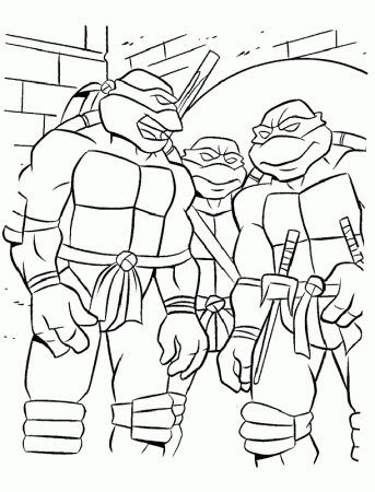Teenage Mutant Ninja Turtles disegni da colorare - iDisegni.it