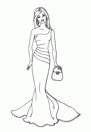 Fashion Coloring Pages To Print | 99coloring.com
