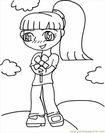 Coloring Pages Anime Coloring Pages 99 Lrg (Cartoons > Anime 