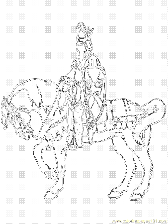 Coloring Pages Kings And Queens 008 (Cartoons > Others) - free 