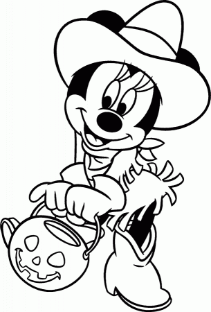 Minnie Mouse | Free Coloring Pages