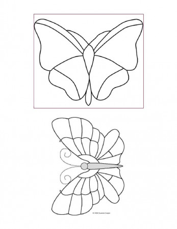 Butterfly template 04 | CD case Light Catchers