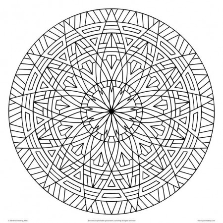 Pin by Kat Ruiz on Geometric Coloring Pages
