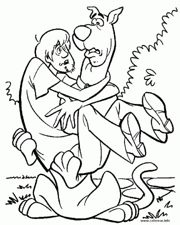 my picture: scooby coloring page