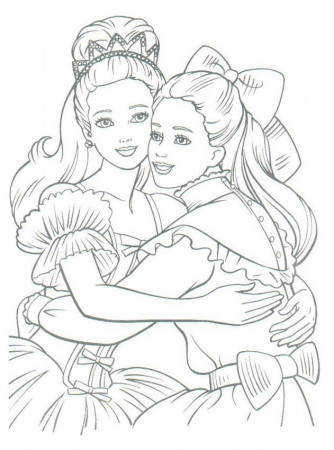 Barbie coloring pages - free best Barbie coloring to print 