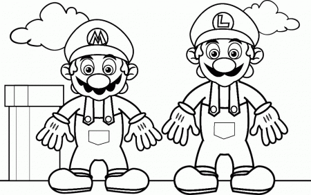Super Mario Bros Coloring