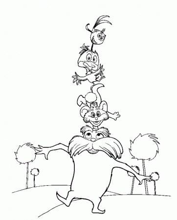 Lorax Colouring Pages (page 3)