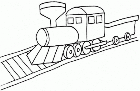 Printable Free Transportation Train Colouring Pages For Kids 