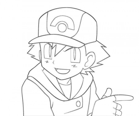 ash, brock, and misty Colouring Pages (page 2)