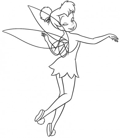Tinkerbell Christmas Colouring Pages | quotes.