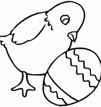 Printable Easter Chick Coloring Pages For Toddler 17577#