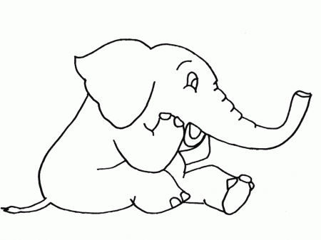 Elephants 2 Animals Coloring Pages & Coloring Book