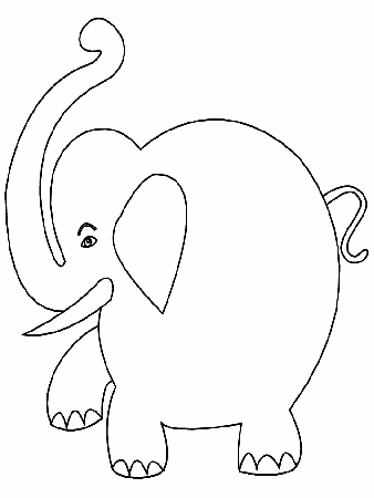 Elephants 5 Animals Coloring Pages & Coloring Book
