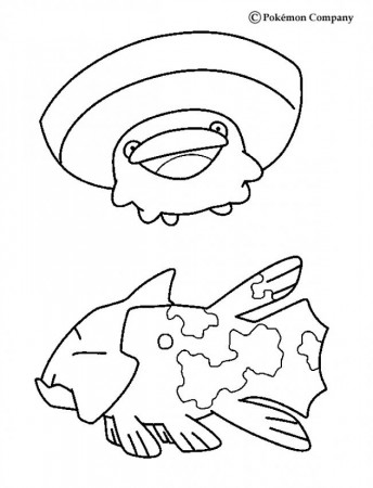 WATER POKEMON coloring pages - Lotad