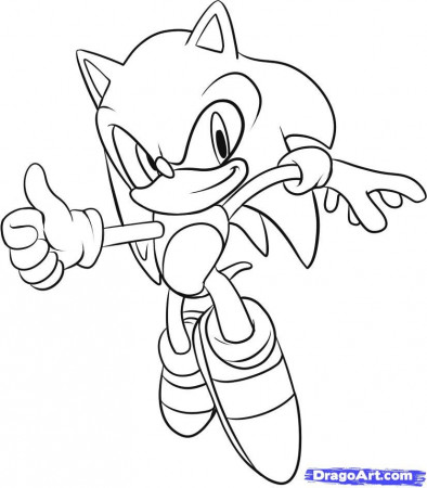 How to Draw Sonic, Step by Step, Sonic Characters, Pop Culture 