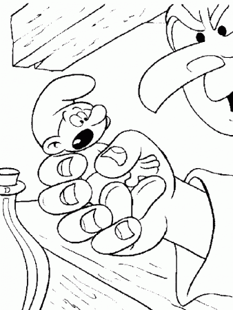 The smurfs coloring book pages for kids | coloring pages
