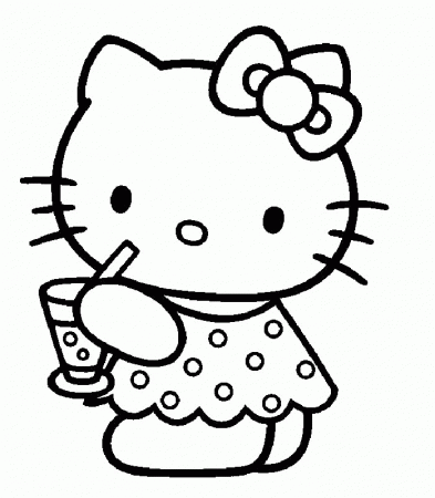 Hello Kitty coloring pages 112 | Free coloring pages for kids