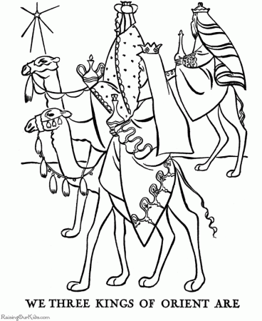 The Three Wisemen coloring pages! | Christmas Colouring Pages | Pinte…