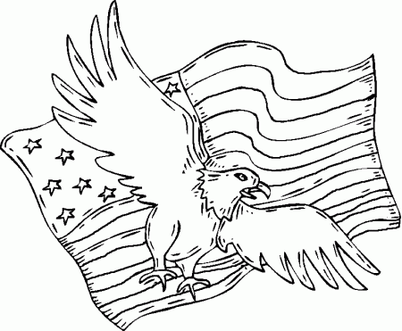 July 4th The Statue Of Liberty - Independence Day Coloring Pages 