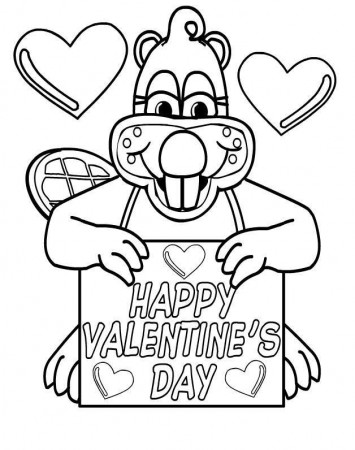Happy Valentines Day Coloring Pictures