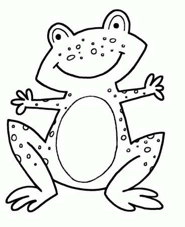 Easy Coloring Pages For Kids Printable | Animal Coloring Pages 
