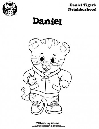 Daniel Tiger coloring page | Michaela <3