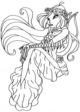 Free Printable Winx Club Coloring Pages For Kids | Free Coloring Pages
