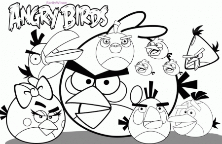 Angry Birds Coloring Pages For Free Kids Colouring Pages 142041 