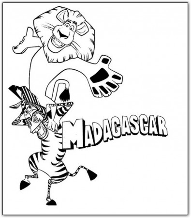 Pix For > Madagascar Characters Coloring Pages