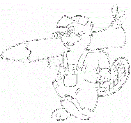 Beaver Coloring Pages ~ Printable Coloring Pages