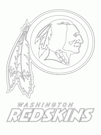 Washington Redskins Logo Coloring Online Super Coloring 238326 