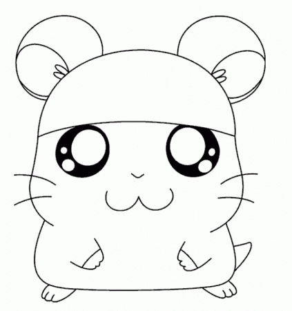 Cute Hamster Coloring Pages - HD Printable Coloring Pages