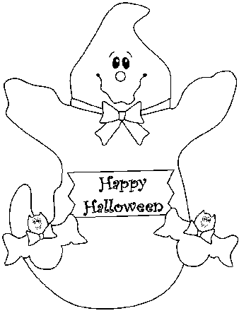 Ghost Coloring Pages To Print| Halloween Coloring Pages For Kids 