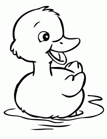 duck coloring picture | Coloring Picture HD For Kids | Fransus 