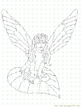 Coloring Pages Fairy Coloring Pages0001 (Cartoons > Others) - free 