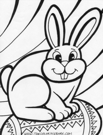 Easter Bunnies Coloring Pages 118555 Label Big Easter Bunny 242408 