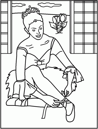 Ballerina Coloring Pages Printable 319 | Free Printable Coloring Pages