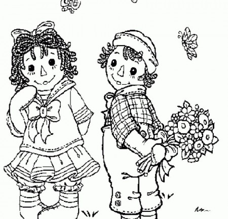 Raggedy Ann And Andy Coloring Pages - HD Printable Coloring Pages