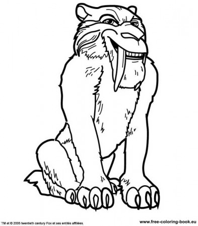 Coloring pages Ice Age - Page 2 - Printable Coloring Pages Online
