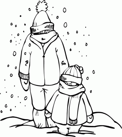Winter-clothes-coloring-pages-4 | Free Coloring Page Site