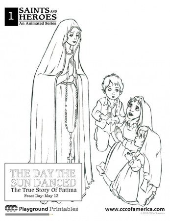 Our Lady of Fatima Coloring Books | OLOF