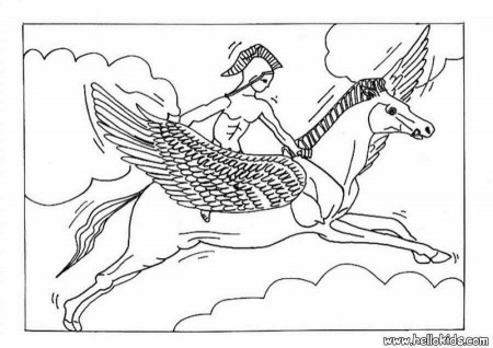 Pegasus Greek Mythology Drawings Images & Pictures - Becuo