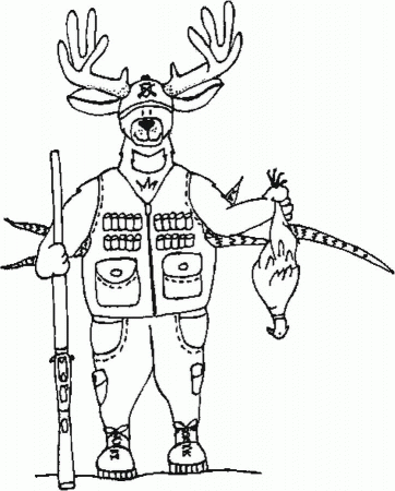 elk hunting Colouring Pages (page 3)