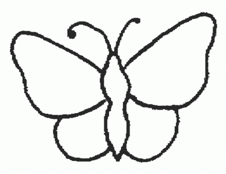 Preschool butterfly coloring pages | Printable Coloring Pages For 