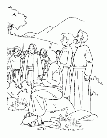 Bible stories Coloring Pages - Coloringpages1001.